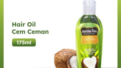 Cara pakai mustika ratu hair oil cem ceman