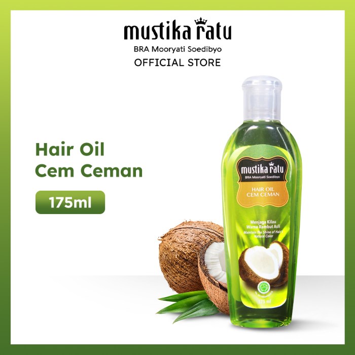 Cara pakai mustika ratu hair oil cem ceman