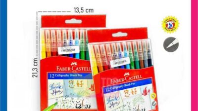 Cara mewarnai dengan spidol faber castell