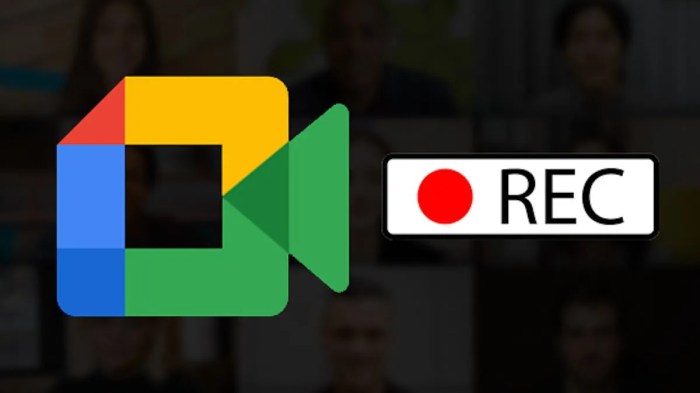 Cara record google meet