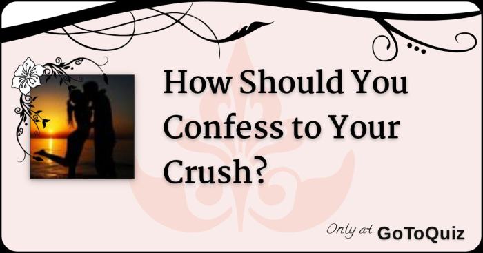 Cara confess kepada crush