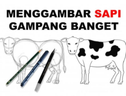 Cara Menggambar Sapi dengan Pensil Panduan Lengkap untuk Pemula