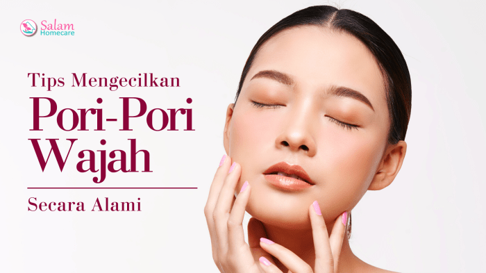 Bagaimana cara menghilangkan pori pori di wajah