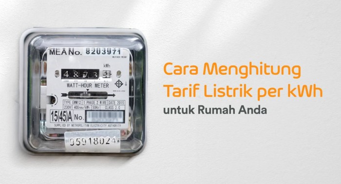Cara Menghitung Tagihan Listrik - Perumperindo.co.id Cara menghitung watt listrik ke rupiah