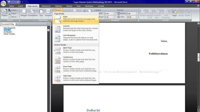 Cara Membuat 2 Halaman di Word Panduan Lengkap untuk Dokumen Profesional