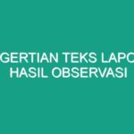 Menyampaikan Informasi dengan Benar dalam Laporan Observasi