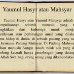 Yaumul Hasyr Hari Kebangkitan dan Pengadilan Akhir