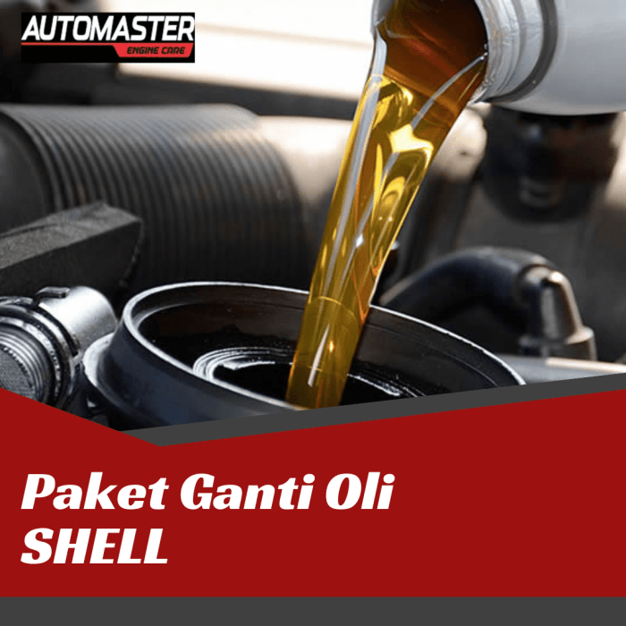 Cara ganti oli di shell