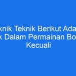 Kesalahan dalam Permainan Bola Voli, Kecuali Apa?