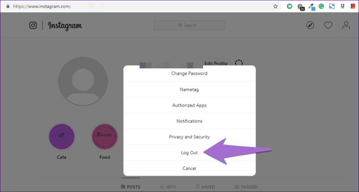 Inilah 5 Cara Menghapus Akun Instagram Cara menghapus akun instagram yang sudah di log out