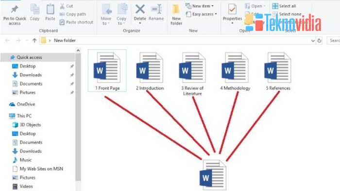 Cara Menggabungkan File Word - MerdekaIT Cara merge file word