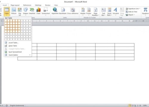 Cara Menambah Tabel di Word 2010 Panduan Lengkap untuk Pemula dan Profesional