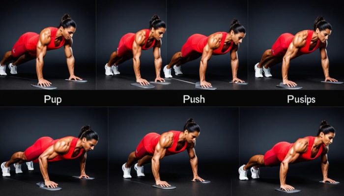 Cara diamond push up