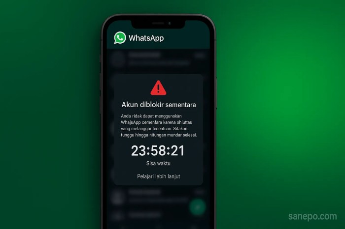 Cara memulihkan akun whatsapp yang diblokir