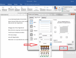 Cara Membuat Border di Word dengan Ukuran Panduan Lengkap dan Tips Kreatif