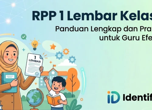 RPP 1 Lembar Kelas 1 Panduan Lengkap dan Praktis untuk Guru Efektif