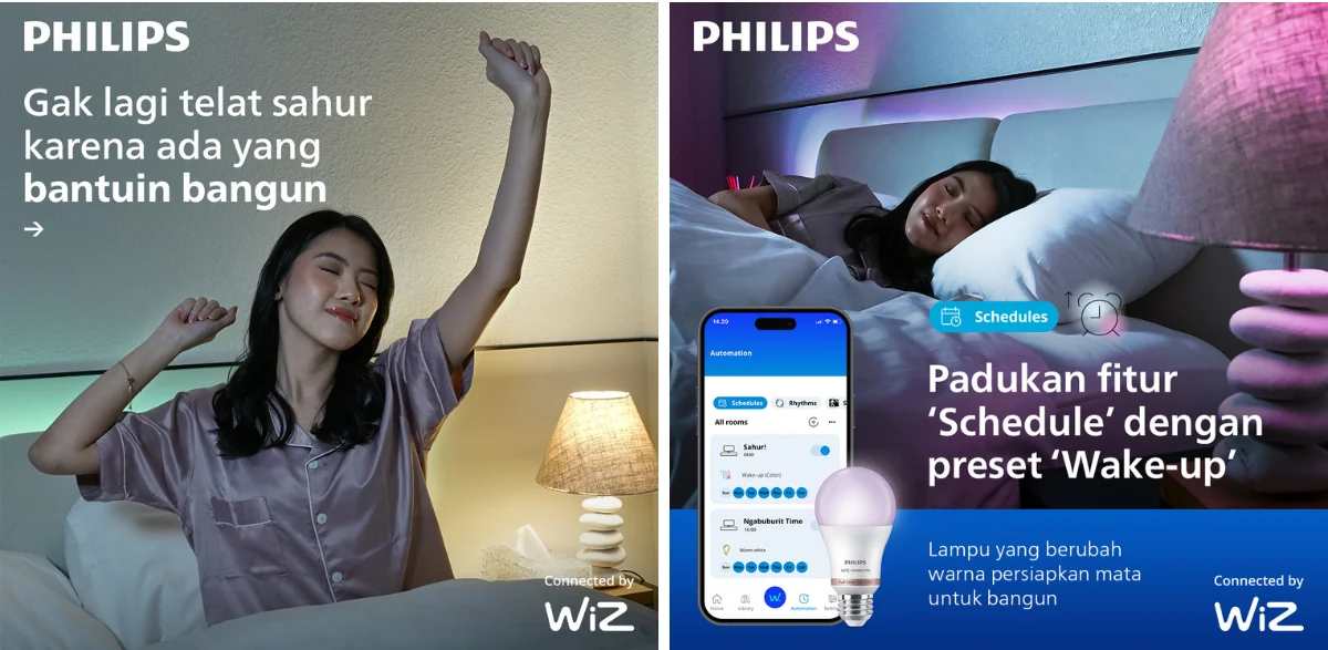 Philips Smart LED WiZ: Inovasi Pencahayaan Cerdas untuk Bangun Sahur yang Lebih Nyaman dan Rutinitas Harian Optimal 1 Philips Smart LED WiZ: Inovasi Pencahayaan Cerdas untuk Bangun Sahur yang Lebih Nyaman dan Rutinitas Harian Optimal