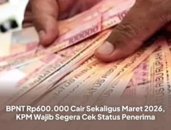 Cair Sekaligus! KPM Siap-siap Terima BPNT Rp600.000 Maret 2026, Begini Cara Ceknya!