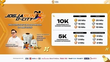 Jogja Run D-City 2026: Taklukkan Rute Indah, Rasakan Sensasi Istimewa di 24 Mei!